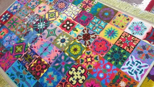 ARABESQUE - Persian Hand-Knotted Fine & Artistic Silk Rug - danielbikas.com