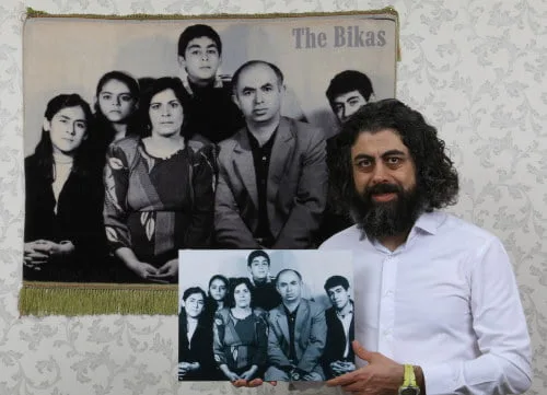 BIKAS FAMILY RUG-Persian-Hand-Knotted-Fine-Artistic-Silk-Rug-danielbikas.com