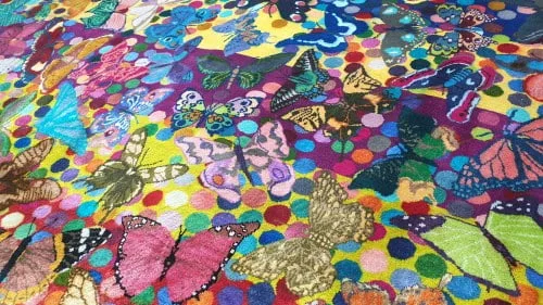 Butterflies-Persian-Hand-Knotted-Fine-Artistic-Silk-Rug-danielbikas.com